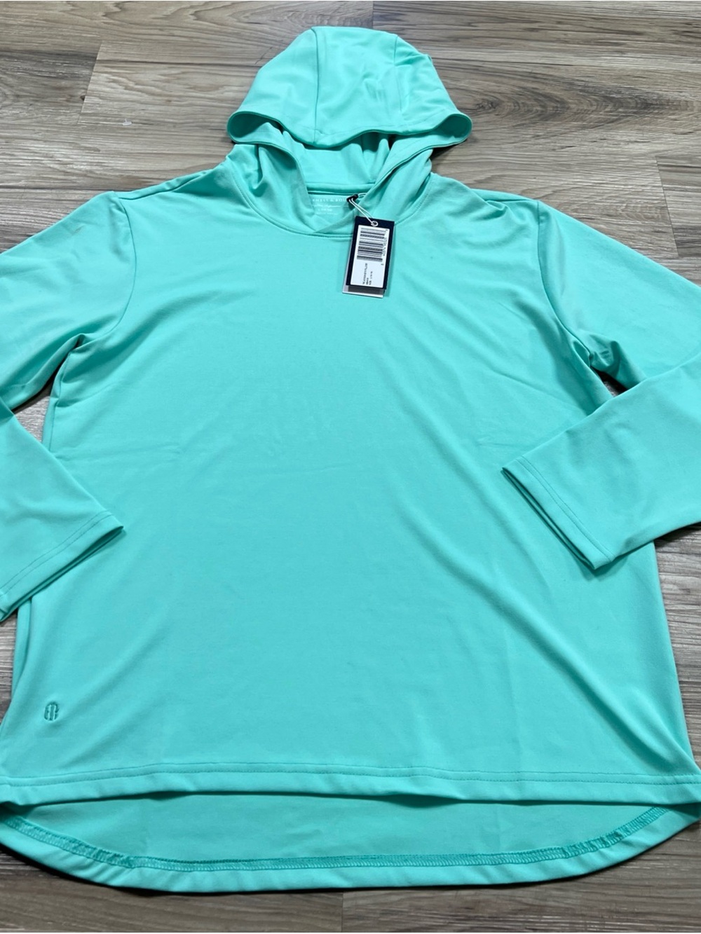 Holderness & Bourne The Jackson Pullover Hoodie Abaco Green Boys Large(14-16)